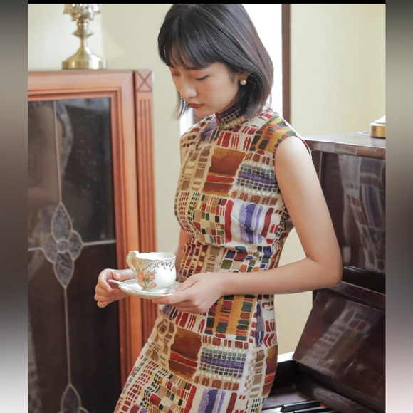 Chinese Dress/Qi Pao Size:S/M - Picture 2 of 2